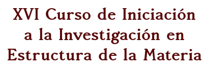 XV Curso de Iniciación a la Investigación en Estructura de la Materia